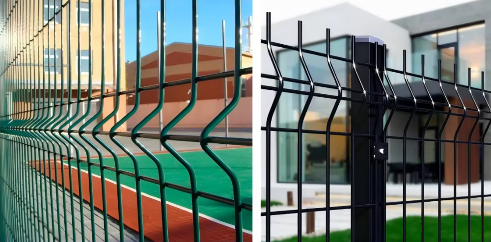 Garden Decorative 3D Bending Fence V Fold Welded Wire Mesh Panels