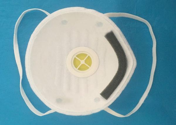 Anti - Pollution FFP1 Respirator Face Mask Earloop Style With Valve