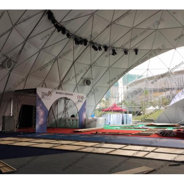 Outdoor PVC 5-50m Big Wedding Portable Geodesic Dome Shelter Event Party Tent