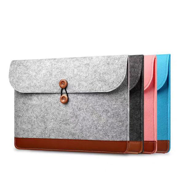 Felt Laptop Bag Protective Light Weight Carrying Envelope Sleeve Case, Compatible With Asus D e l l HP Microsoft Notebook Chromebook Ultrabook, Apple MacBook Air Pro