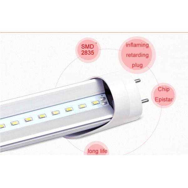 18W SMD LED Tube Light , 1200mm Led T8 Replacement Tubes 180 Degree Rotatable