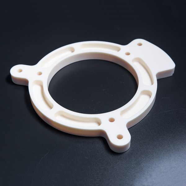 High Hardness CNC Machining Alumina Ceramic Pipe Sheets Tube Ring Bead Wear Resistant