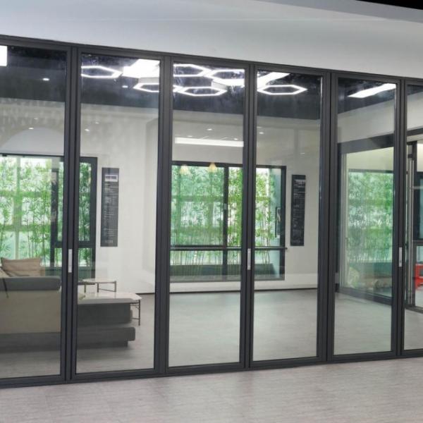 Customized Waterproof Aluminium Frame Bifold Doors with High Durability and Energy Efficiency
