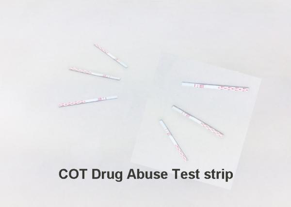 Cotinine Drug Abuse Test Kit Easy Operation , Urine Test Strips For Drugs 