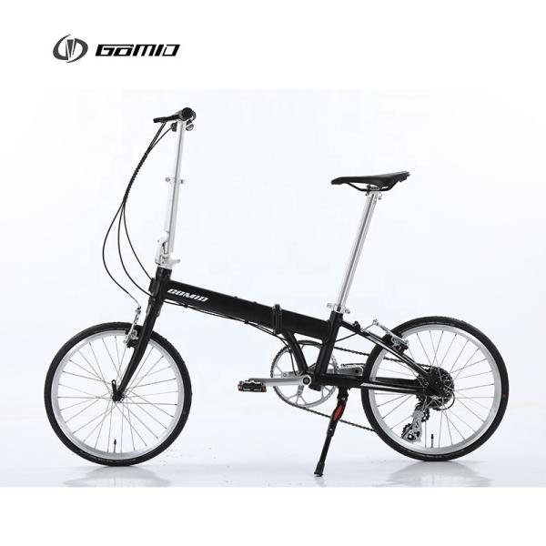 GOMID Aluminum Alloy Folding City Bike with V Brake SHIMANO Kit Gear Cycle SCHWALBE ONE Perf Tires Load Capacity 120kg