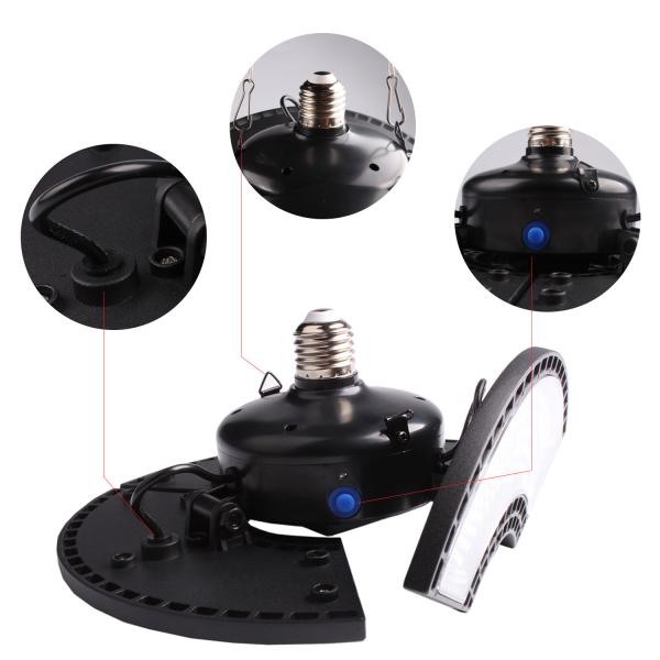 Свет СИД Highbay UFO 80W AC100V 277V E26 низкопробный модульный