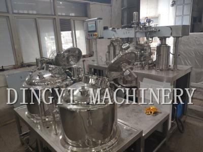 Electrical Control Vacuum Emulsifying Mixer Plant 200L Customized Size