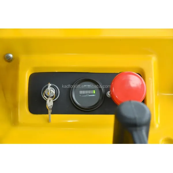 Hydraulic Loading Electric Pallet Stacker with Compact Structure for Narrow Aisle Operation