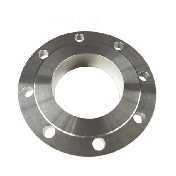 Metal Pad Gasket Stamping Titanium Flange Steel Threaded Flange Piece For Petrochemical