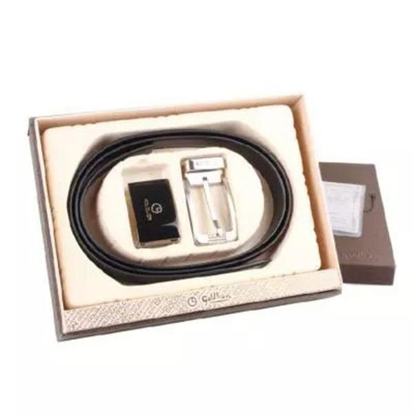 bespoke coffee drawer wallet gift box  leather belt sliding packaging box