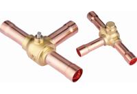 Válvula de esfera de latão de 3 vias resistente à temperatura para refrigerantes DN4~DN100