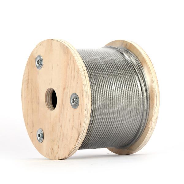 Single Strand Rope Stainless Wire Rope / 316 Stainless Steel Wire Rope