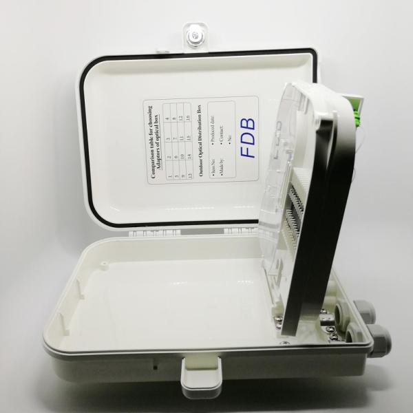 Caixa de tala de fibra ótica impermeável dos portos do cabo de alimentação da rede 16 de FTTX
