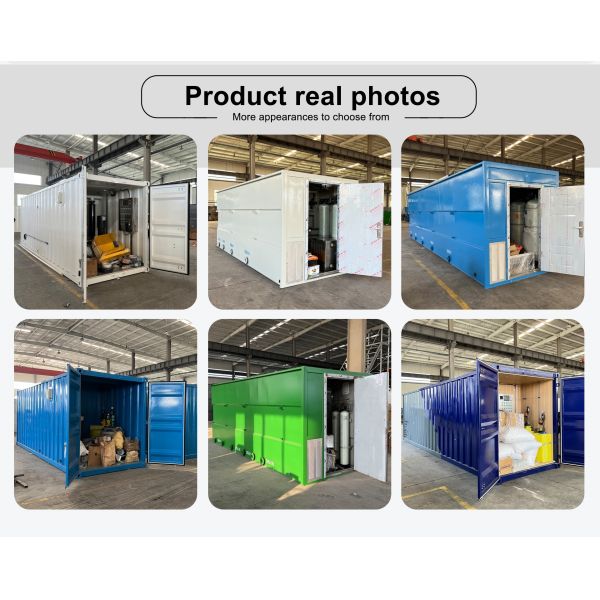 Container Design Camp Sewage Treatment Plant Water Treatment Machinery
