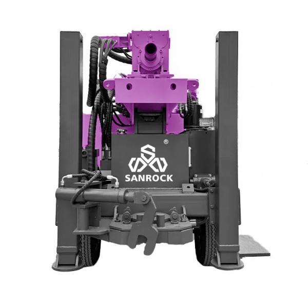 4700 KG Hydraulic Water Well Drilling Rig Powered By Diesel Engine