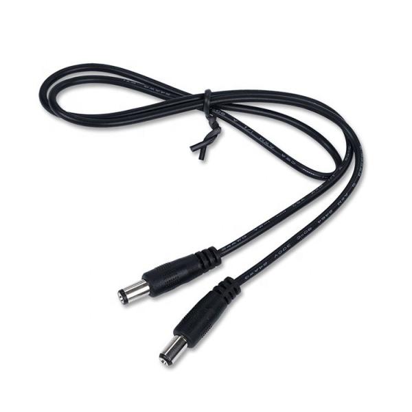 OEM 1M 3M 12V 5V mâle à mâle 2 cœurs 5.5X2.5mm 5.5X2.1mm 1.35x3.5mm câble d'alimentation CC