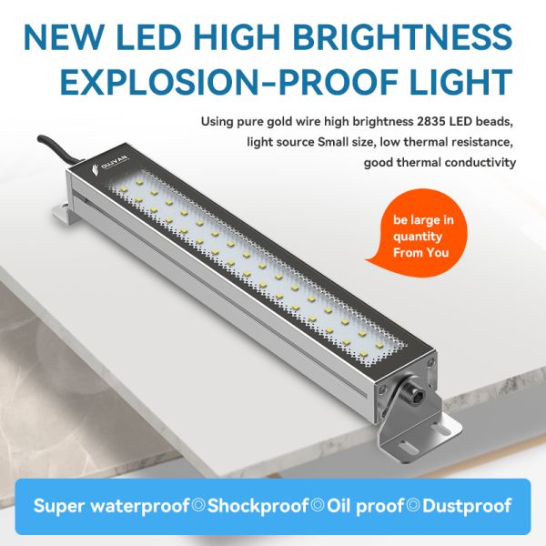 Personnaliser la lampe de travail pour machine-outil, lampe LED industrielle antidéflagrante 24V
