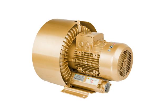 Three Phase Ring Two Stage Vacuum Pump Blower , High Pressure Side Channel Blower