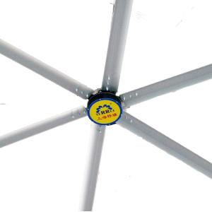 6-Alloy Blades Industrial Ceiling Fan with 15,000 m³/min Airflow and 55r/min Speed Control