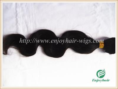 Hand tied weaviing Brazilian virgin remy hair,body wave hair extension no shed no tangle