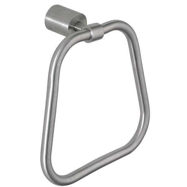 Metal Bathroom Hand Towel Holder Stainless Steel 304 Wall Mounted Satin Polished
