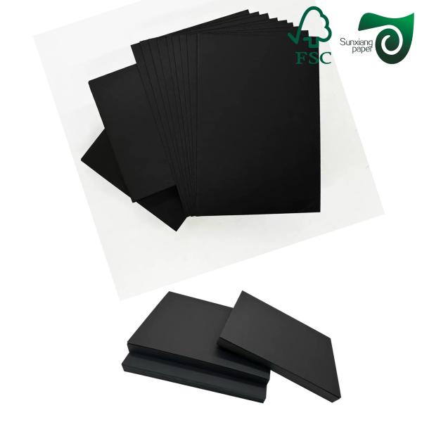11 17 FSC Black Chipboard Sheets 1mm 2mm Heavy Duty For File Folders
