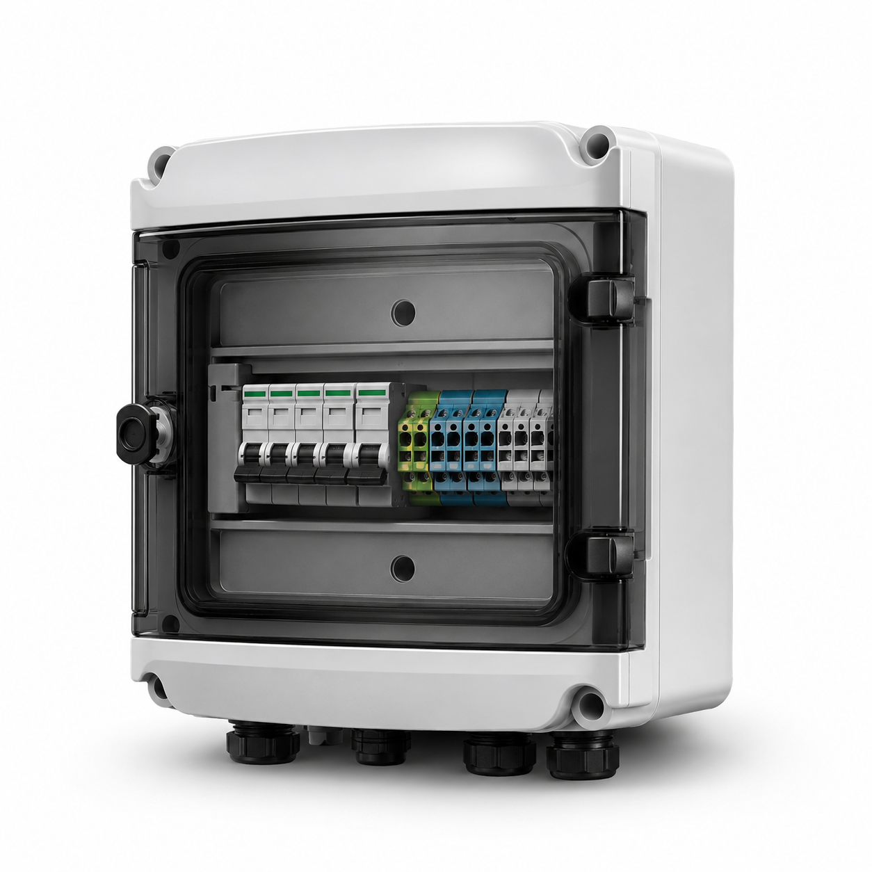 Waterproof Compact EV Consumer Unit With Quick Connect Terminal Blocks