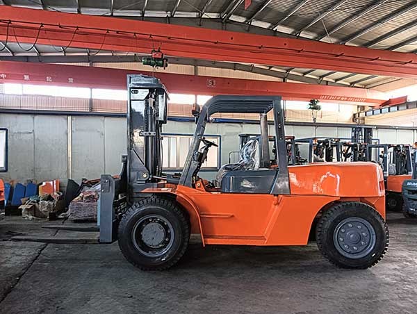 CPCD100 10 Ton Diesel Forklift Chinese Xichai 4df3 Diesel Counterbalance