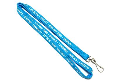 Durable Material Tubular Lanyard With One Side Printing Logo 900*10mm