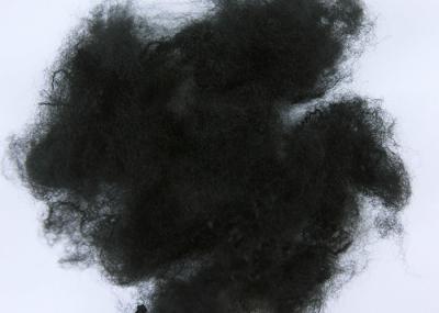 Black 100% Polypropylene Staple Fiber Abrasion - Resistant AA Grade
