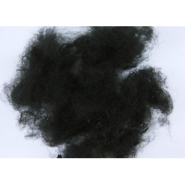 Black 100% Polypropylene Staple Fiber Abrasion - Resistant AA Grade