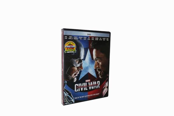 Free DHL Shipping@HOT Classic and New Release Movie DVD Captain America Civil War