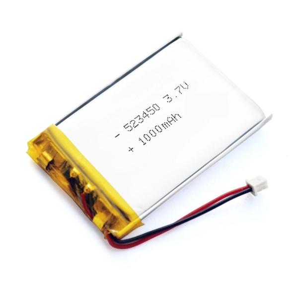 KC IEC62133 Certified 3.7V 1000mAh Lithium Polymer Battery Pack Lipo Battery for Temperature Recorder
