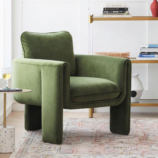 Mobília da sala de Sofa Chair Creative Bedroom Living do braço de Chesterfield única