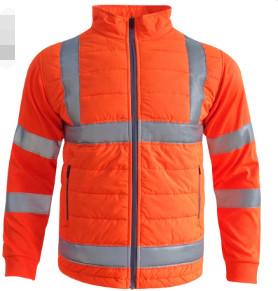 Thick Mens Reflective Jacket For Fall / Winter All Size Available Custom Brand