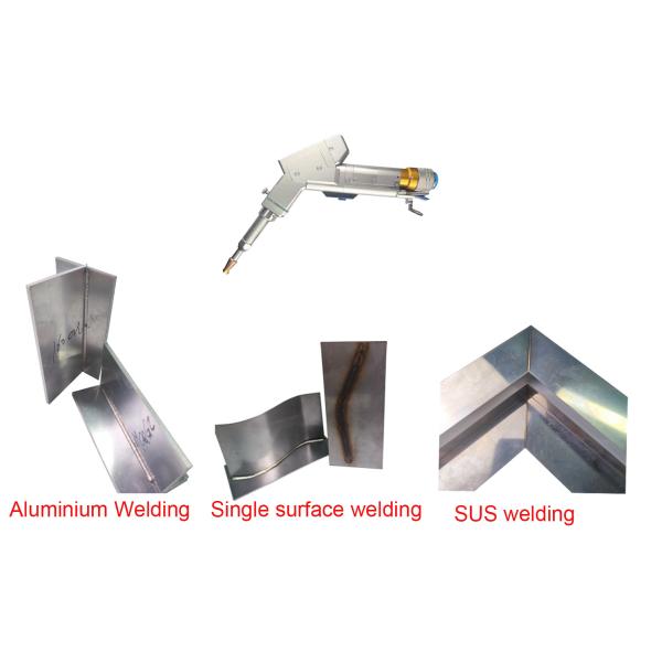 Tête de soudage laser à fibre portable refroidissement à l'eau moteur unique