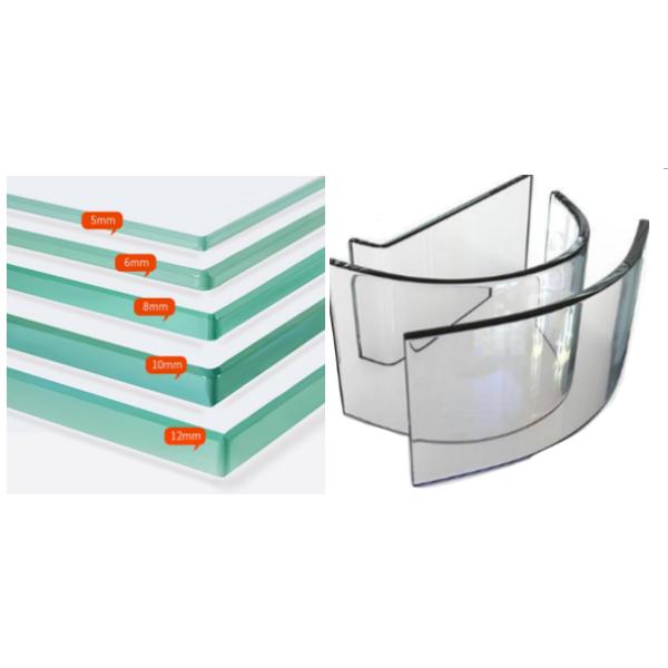 High Impact Resistant Building Glass 19mm Thickness Tempered Safety Glass