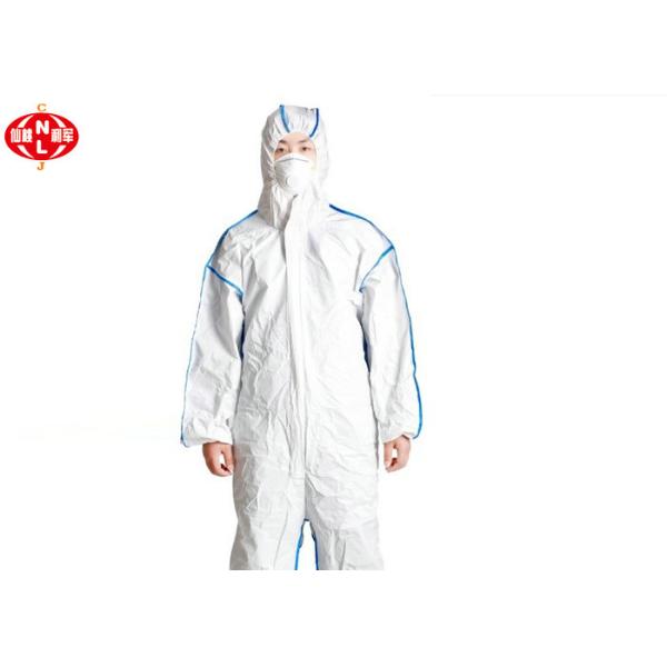 Breathable тип 5 устранимый Microporous Coverall 6 с SMS назад