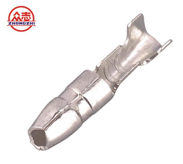 Motorcycle Vehicle Male Auto Electrical Crimp Terminals 4 Mm Width