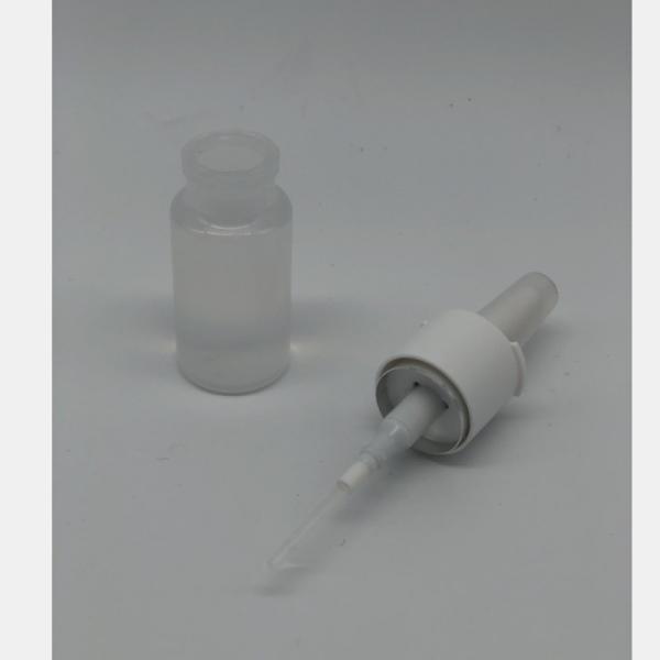 20ml PP Round Cylinder Empty Nose Spray Bottles For Pump And Throat Spray