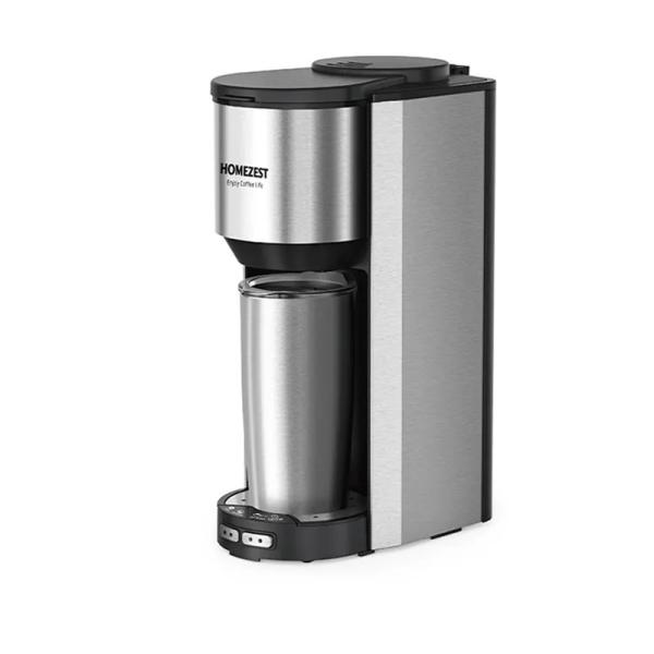 Automatic Water Tank Grind Brew Coffee Makers Stainless Steel / Ceramic