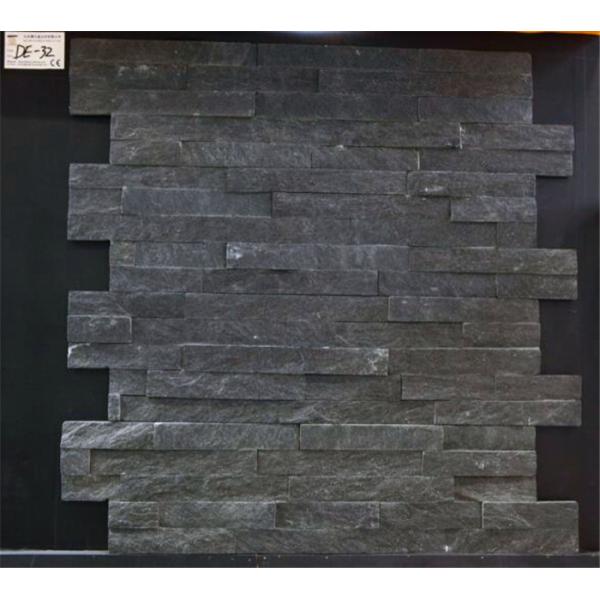Chinamarble , Black Slate Stone Wall Cladding，6×24 (150×600mm)，6×22 (150×550mm)