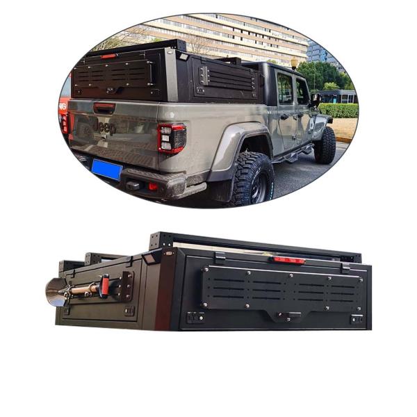 OEM Service Accepted Black Powder Coated Truck Canopy for Jeep Gladiator Topper Camper