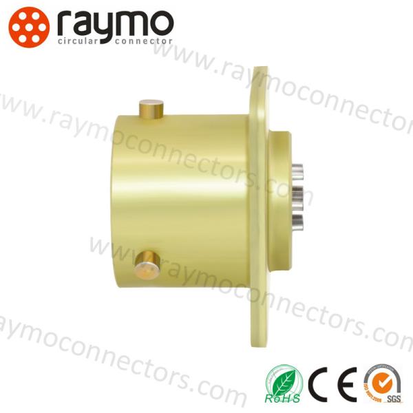 500 Mating Cycles Bayonet Circular Connectors for Secure Military Applications Brass Shell and High Reliability