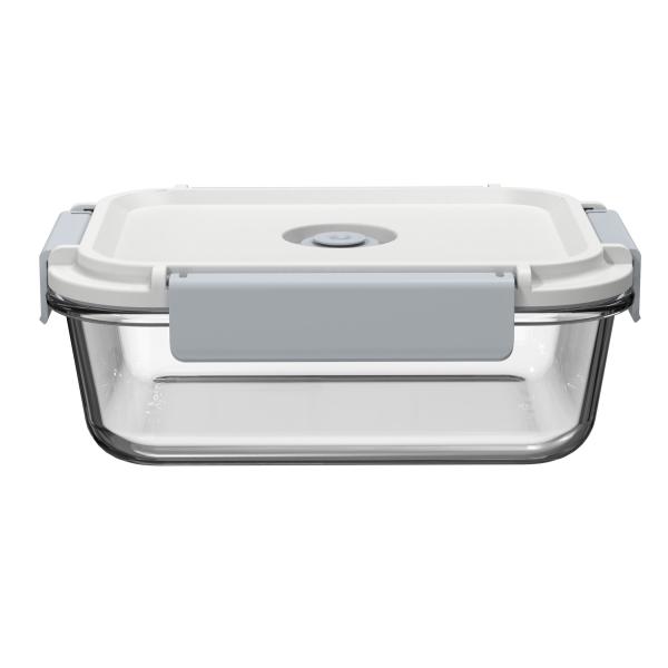 Durable Meal Prep Glass Food Containers With Vacuum Manual Pump Leakproof