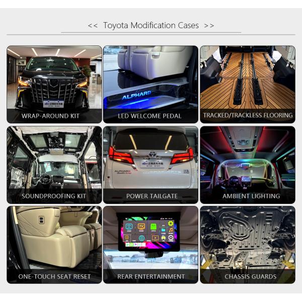 ALPHARD / VELLFIRE with Our 2016 to 2020 Hilux Revo Body Kit Conversion