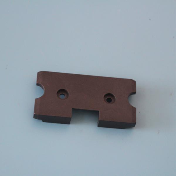 Textile Finishing Machine Parts Bruckner Stenter Sliding Pad Black Peek Carbon Material Good Quality