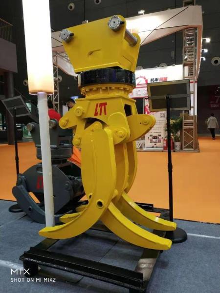 Chinese Manufacturer Excavator Wood Grapple 5Ton Excavator Grapple Hydraulic/Manual Type Customized Rotating Degree Agriculture Manchinery Attachment