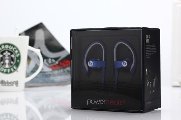 Beats by Dr. Dre Powerbeats 2 Ear-Hook Wired Headset Headphones - Blue made in china grgrheadset.com