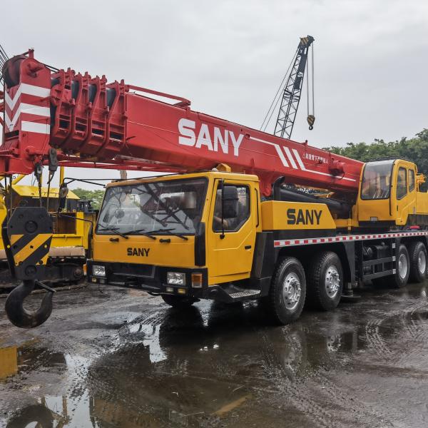 Original 50 Ton Sany QY50 Second-hand Truck Crane 57m Mobile Construction Machinery